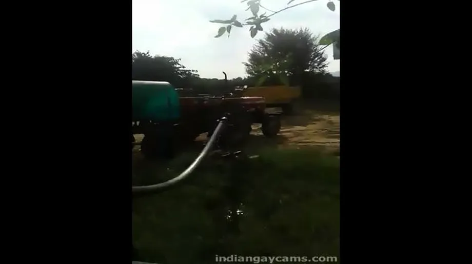 Indian Guys Bathing Fun