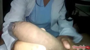 Doctora cura mi impotencia con una mega chupada